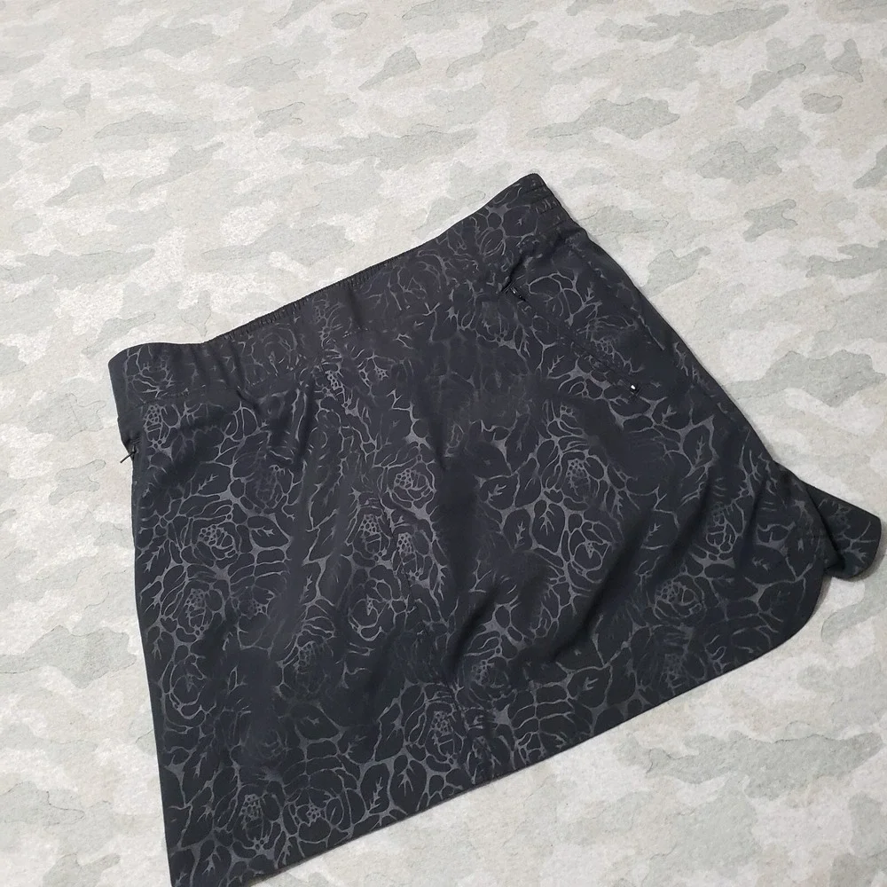 Orvis Skort Womens Large Black‎ Lightweight Tennis Golf Outdoors Hiking